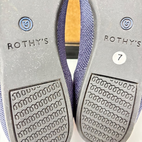 Rothy's The Point Dark Royal Blue  Size 7 - Picture 9 of 10